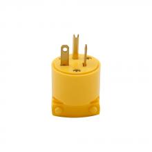 Eaton Wiring Devices 4409-BOX - Plug 20A 125V 2P3W Vinyl Str YL
