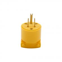 Eaton Wiring Devices 4867-BOX - Plug 15A 125V 2P3W Vinyl Str YL