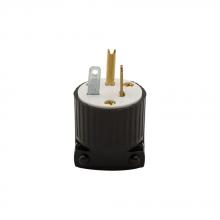 Eaton Wiring Devices 5366 - Plug 20A 125V 2P3W Str Poly BW