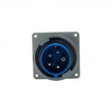 Eaton Wiring Devices AH560B9W - Inlet Pin&Slv 60A120/208V 3PH 4P5W WT BL