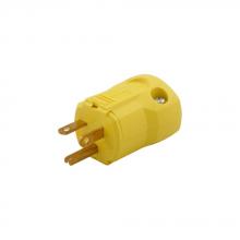 Eaton Wiring Devices AH5464Y - Plug 20A 250V 2P3W Str QuickGrip YL