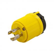 Eaton Wiring Devices CRL1430P - Plug CR 30A 125/250V 3P4W H/L YL