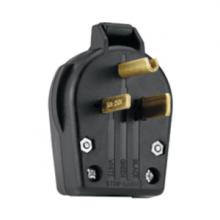 Eaton Wiring Devices S42-SP - Plug Angle Univ 30/50A250V 2P3W Vinyl BK