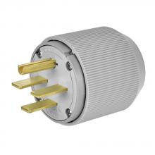 Eaton Wiring Devices 8432N - Plug 30A 250V 3PH 3P4W Str GY