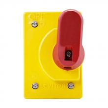 Eaton Wiring Devices WD-COVER-S - Watertight Toggle Switch Cover - Yellow