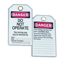 Ideal Industries 44-830 - Lockout Tag,Ideal,Heavy-Duty Laminated,LGND: Do