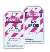 Ideal Industries 44-841 - Lockout Tag,Ideal,Bilingual,LGND: Do Not Operate