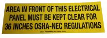 Ideal Industries 44-877 - Safety Sign,Ideal,Self-Sticking,Lockout,National