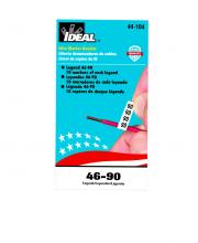 Ideal Industries 44-104 - Wire Marker Booklet,Ideal,SZ: 1/4 X 1-1/2 IN MRK