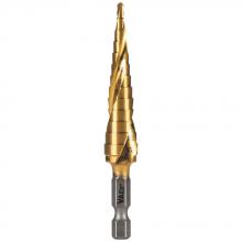 Klein Tools 25964 - 1/8&#34; to 1/2&#34; Step Drill Bit, VACO