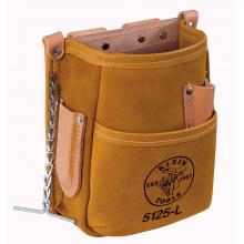 Klein Tools 5125L - 5 Pocket Tool Pouch Leather