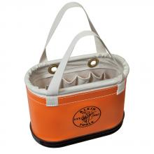 Klein Tools 5144BHHB - Hard Body Oval Bucket Orange/White
