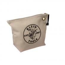 Klein Tools 5539NAT - Canvas Zipper Bag, Consumables, Nat