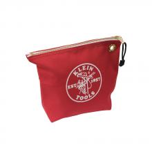 Klein Tools 5539RED - Canvas Zipper Bag- Consumables, Red