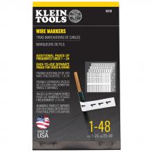 Klein Tools 56250 - Wire Marker Book, 1-48