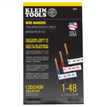 Klein Tools 56251 - Wire Marker Book 120/240V 3 Phase