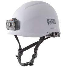 Klein Tools 60146 - Safety Helmet, White w/Lamp