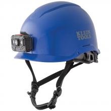 Klein Tools 60148 - Safety Helmet, Blue w/Lamp