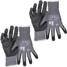Klein Tools 60587 - A4 Cut Knit Dipped Gloves, S, 2-Pr
