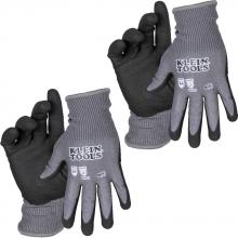 Klein Tools 60588 - A4 Cut Knit Dipped Gloves, M, 2-Pr
