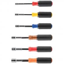Klein Tools 65411 - Color Coded Nut Driver Set, 6 Pc