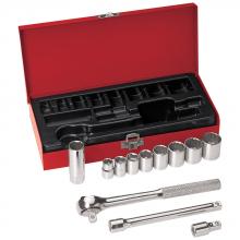 Klein Tools 65504 - 3/8&#34; Drive Socket Wrench Set, 12 Pc