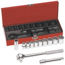 Klein Tools 65510 - 1/2&#34; Drive Socket Wrench Set, 12 Pc