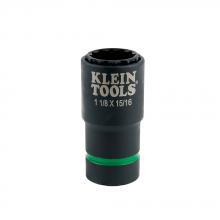 Klein Tools 66016 - 2-in-1 Socket 1-1/8  x 15/16-Inch