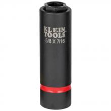 Klein Tools 66062 - 2-in-1 Socket 5/8&#34; X 7/16&#34;, 6 Pt