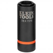 Klein Tools 66064 - 2-in-1 Socket 7/8&#34; X 11/16&#34;, 6 Pt