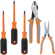 Klein Tools 9419R - 1000V Insulated Tool Set, 5-Pc