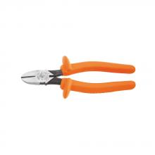 Klein Tools D220-7-INS - Pliers, Insulated, Diag Cut, 7&#34; L