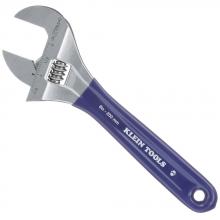 Klein Tools D509-8 - Adj. Wrench, Extra-Wide Jaw, 8&#34;