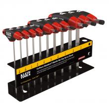 Klein Tools JTH410E - SAE T-Handle Set w/Stand 4&#34; L 10 Pc