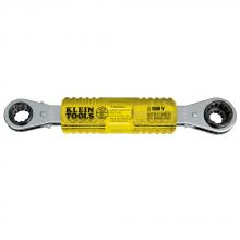 Klein Tools KT223X4-INS - Lineman&#39;s Insul. 4-in-1 Box Wrench