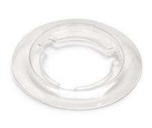 Lew Electric Fittings SCF-1-CP - CLEAR PLASTIC FLANGE FOR 4&#34; COVERS