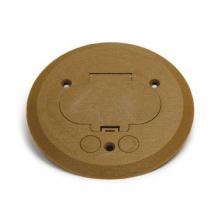 Lew Electric Fittings PFC-G-GFI - ROUND GOLD PLASTIC COVER FOR GFI