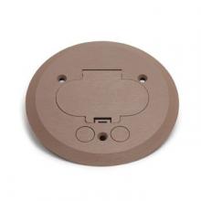 Lew Electric Fittings PFC-T-GFI - ROUND TAN PLASTIC COVER FOR GFI