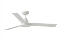 Generation Lighting 3JVR58RZW - Jovie 58&#34; Indoor/Outdoor Matte White Ceiling Fan with Handheld / Wall Mountable Remote Control a