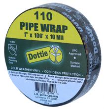 LH Dottie 110 - 1 X 100&#39; 10 MIL PIPE WRAP Pipe Wrap 10 Mil