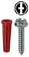 LH Dottie RD2HXTP - #6 Anchor Kit Hex Head/Slotted with #21 Red Anch