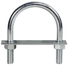 LH Dottie U50 - 1/2&#34; U-Bolts Zinc Plated with Straps and Hex