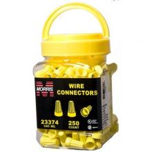 Morris 23374 - Screw-On Wire Conns P4 Yellow Small Jar