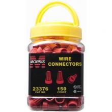 Morris 23376 - Screw-On Wire Conns P6 Red Small Jar