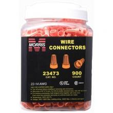 Morris 23473 - Screw-On Wire Conns P3 Orange Large Jar