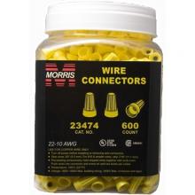 Morris 23474 - Screw-On Wire Conns P4 Yellow Large Jar