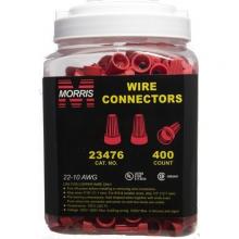 Morris 23476 - Screw-On Wire Conns P6 Red Large Jar
