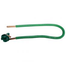 Morris 30774 - Green Grounding Pigtails wStripped End