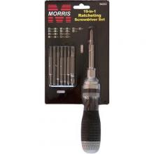 Morris 54222 - 19 in 1 Ratcheting Scrwdriver