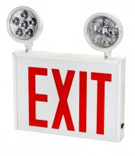 Southwire ESC/LED/RW/2H-NYC - 3PK STEEL LED RED EXIT & EMERGENCY COMBO-NYC